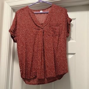 Old navy, size xs spotted blouse